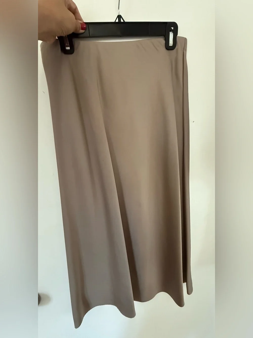 J.Crew Popular Gwyneth Slip Skirt in Taupe - worn once! Size Small